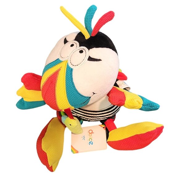 Dolce Puffin Plush Animal Activity Plush STEM Toy for Babies and Toddlers NEW - Picture 8 of 8